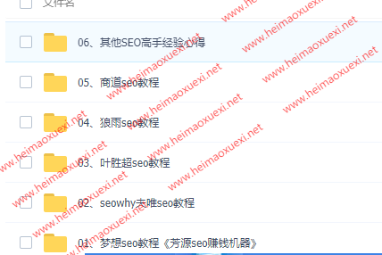 吐血分享-全网SEO视频合集分享-包括某州和某贝以及各大SEO大神视频