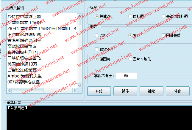 热点文章采集软件下载/热点词库高频更新软件/泛目录站群辅助工具